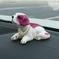 🐶 52% DE RÉDUCTION! 🚗 Figurine Chien Hochet pour Tableau de Bord – Mouvement automatique, peluche premium & 7 races – Cadeau parfait pour les amoureux des chiens 🎁