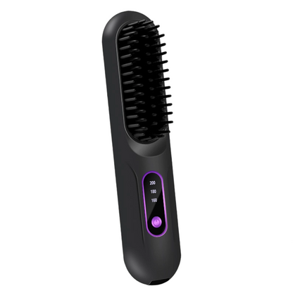 💇🔋 PROMO Peigne lisseur sans fil portable chauffant cheveux usage nomade ✨