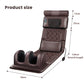 Matelas de massage électrique — Appareil de massage complet multifonctionnel avec fonction chauffante, coussin de soutien cervical et lombaire, coussins d'air chauffants pour le dos et la taille