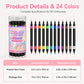 📢📢56 % DE RÉDUCTION !! ⏰ Set de 12 stylos nail art – Double pointe, tracé précis et créativité illimitée pour des ongles élégants à la maison 🖌️