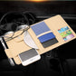 🚗📂 Organiseur multifonction pour pare-soleil de voiture – Range vos documents, lunettes et stylos dans un seul accessoire ! 🕶️✏️