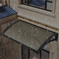 🏡 53% DE RÉDUCTION! 🌧️ Auvent marquise porte & fenêtre – Polycarbonate anti-UV & support renforcé ✨
