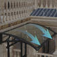 🏡 53% DE RÉDUCTION! 🌧️ Auvent marquise porte & fenêtre – Polycarbonate anti-UV & support renforcé ✨