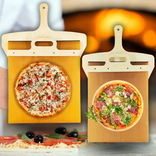 🍕PROMOTION 49% DE RÉDUCTION - Pelle à pizza coulissante 🔥（Livraison gratuite）