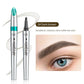 Stylo à sourcils 3D étanche pour microblading, crayon de tatouage à 4 pointes de fourche (paquet de 2)