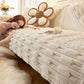 Housses de coussin de canapé super douces, en peluche et antidérapantes