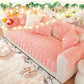 Housses de coussin de canapé super douces, en peluche et antidérapantes